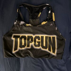 Top Gun practice sports bra